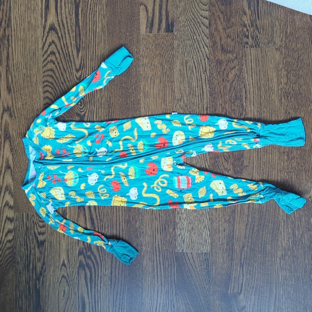 Little Sleepies Pasta Pajamas 12-18M